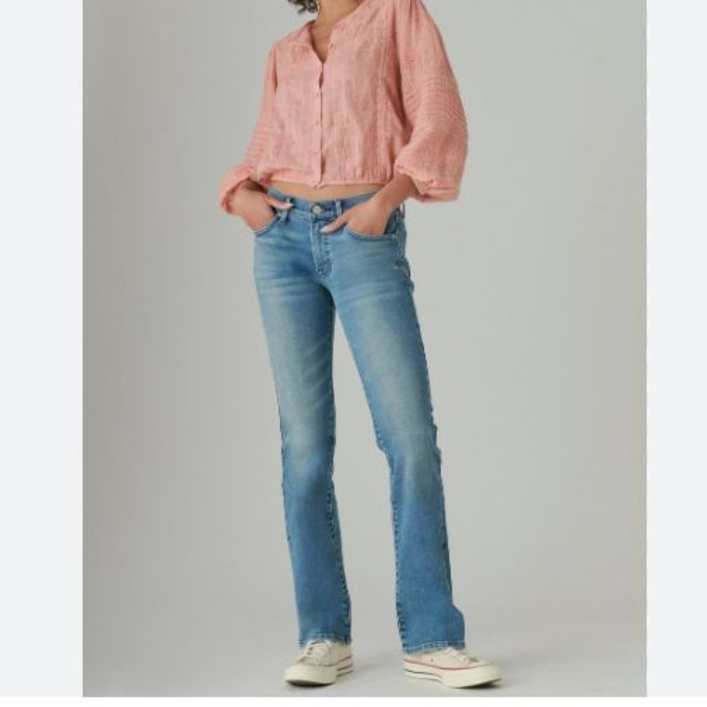 Lucky Brand Women's Mid Rise ‘Sweet’ Bootcut Jean – Size 10/30R
